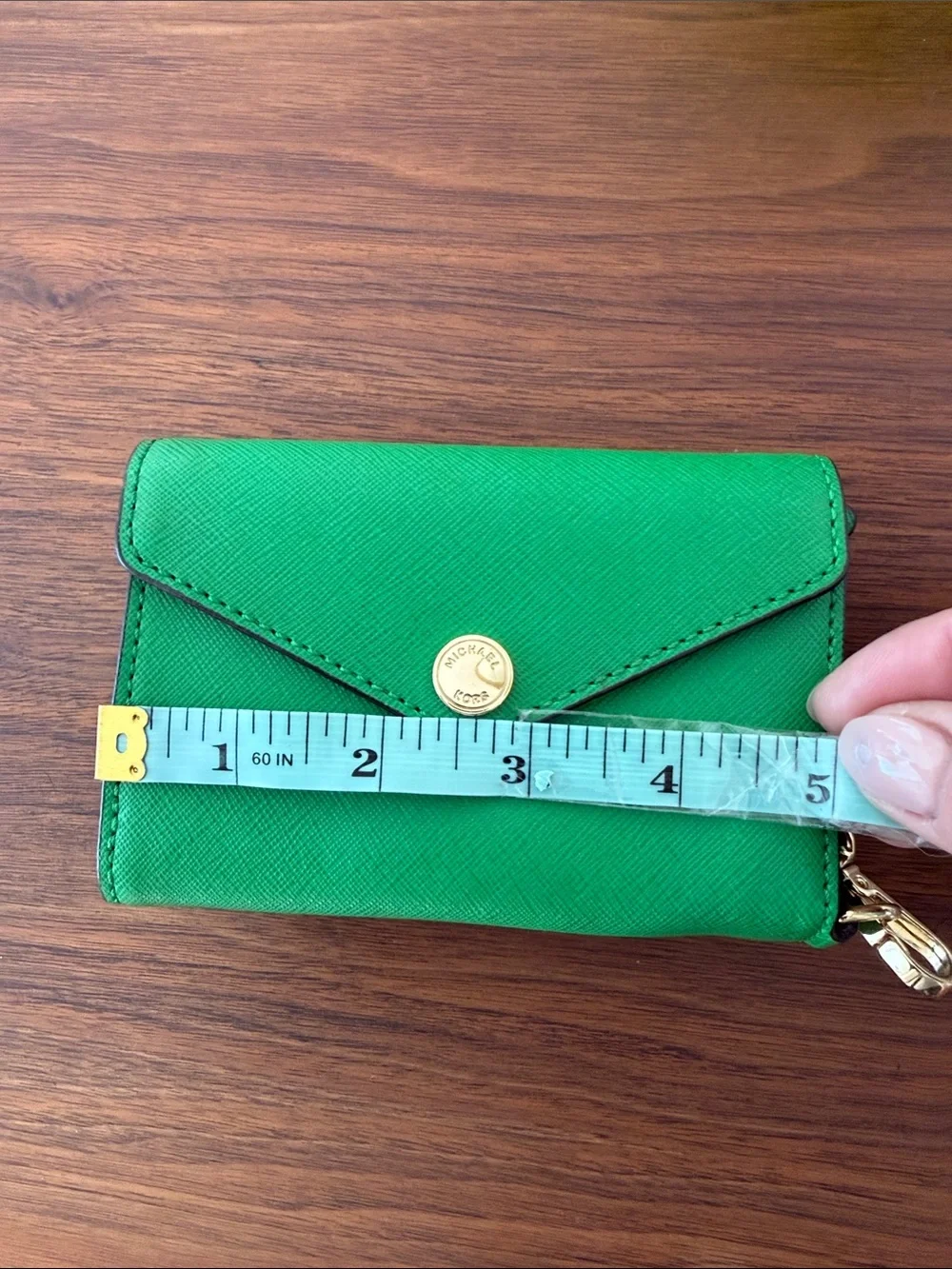 Michael Kors Jet Set Saffiano Leather Smartphone Wristlet - Emerald Green